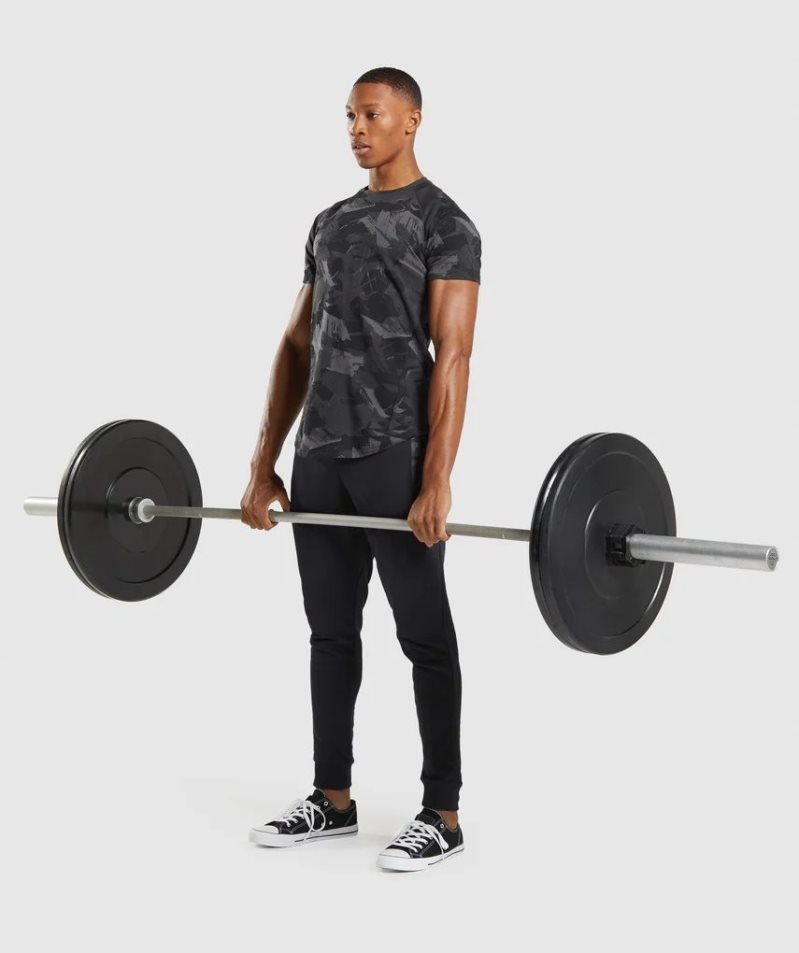 Men's Gymshark Bold T-Shirts Camo | NZ 4YDLEM